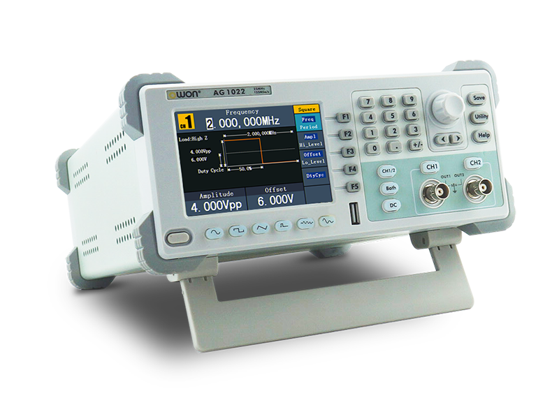 Picture of OWON AG2062F - Dual channel, 60MHz, 250MS/s multi-function waveform generator  with counter